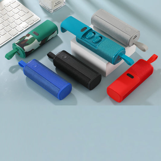 Triple Win 3 IN 1 Compact Size Earphone, Speaker And Power Bank