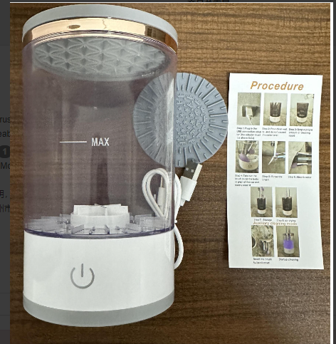 Rechargeable Makeup Brush Cleaner Automatic Brush Washer